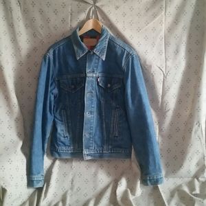 Levi's denim jacket.